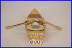 Estee Lauder Solid Perfume Trinket Compact Collection Series Boat Sail Boat 2002