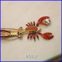 Estee Lauder Solid Perfume Trinket Compact Rock Lobster 2009 Gift Collectible
