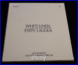 Estee Lauder Solid Perfume White Linen Garden Rabbit Strongwater Compact- NEW