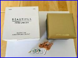 Estee Lauder Solid perfume compact 2005 MIBB BEAUTIFUL RADIANT FISH GORGEOUS