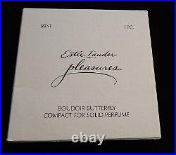 Estee Lauder/Strongwater Pleasures Boudoir Butterfly Solid Perfume Compact NEW