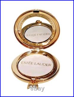 Estee Lauder Swan Dreams Compact Monica Rich Kosann Perfecting Pressed Powder