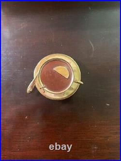 Estee Lauder Tea Cup Compact Solid Perfume Gold Prototype 1998