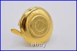 Estee Lauder Tea Cup EMPTY Compact Solid Perfume Gold Prototype 1998