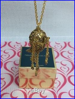 Estee Lauder Tuberose Gardenia Paisley Pendant Aerin Private Collection Necklace