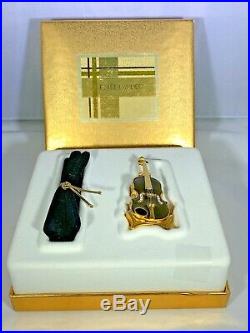 Estee Lauder VIOLIN Youth Dew Solid Perfume Compact Swarovski 2001 in box