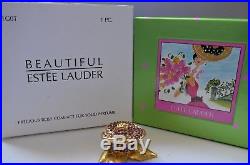 Estee Lauder Very Rare Purple Rose Solid Perfume Compact Mib