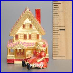 Estee Lauder Victorian Doll House Compact For Solid Perfume