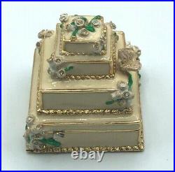 Estee Lauder Wedding Cake Compact for Beautiful Solid Perfume 2003