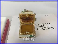 Estee Lauder Wedding Cake Solid Perfume compact rare New