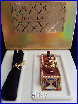 Estee Lauder White Linen Jack In The Box Compact For Solid Perfume New