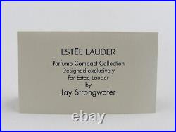 Estee Lauder White Linen Pampered Pup Compact for Solid Perfume Jay Strongwater