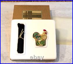Estee Lauder White Linen Rooster Solid Perfume Compact nib