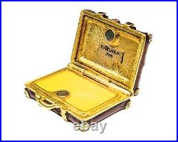 Estee Lauder World Traveler Suitcase Perfume Compact 2006 White Linen