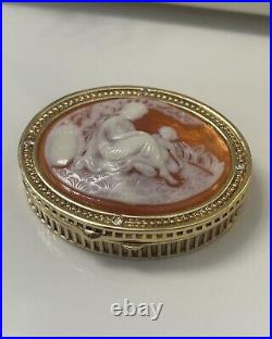 Estee Lauder'Youth Dew Cameo' Solid Perfume Compact