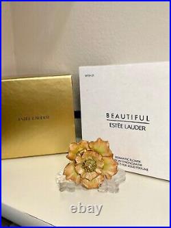 Estee Lauder by Jay Strongwater 2010 Beautiful Perfume Compact Romantic Flower