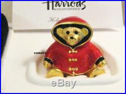 Estee Lauder for Harrods 2003 Holiday Bear Solid Perfume Compact MIBB 1/400