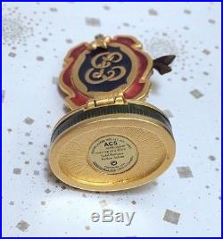 FRAMED MEMORIES JAY STRONGWATER / ESTEE LAUDER SOLID PERFUME COMPACT in BOX
