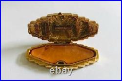 FULL 1988 Estee Lauder PRIVATE COLLECTION HEIRLOOM Solid Perfume Compact