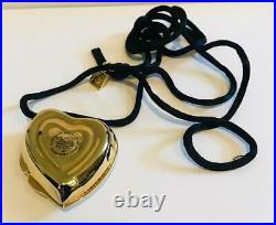 FULL/UNUSED 1998 Estee Lauder Pleasures SPARKLING HEART Solid Perfume Compact