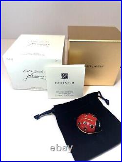 FULL/UNUSED 2013 Estee Lauder BEAUTIFUL LOVELY LADYBUG Solid Perfume Compact