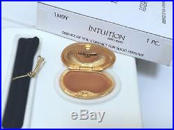 HARRODS ESENCE OF YOU ESTEE LAUDER SOLID PERFUME COMPACT in BOX CHRISTMAS GIFT