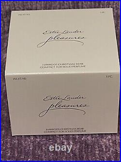 HARRODS ESTEE LAUDER SOLID PERFUME Bear COMPACT 2010 boxed RARE limited edition