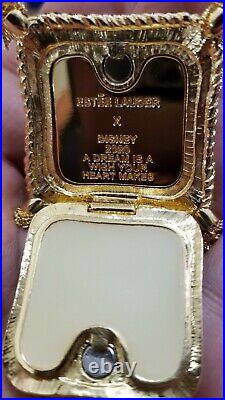 Intl Shipping! Estee Lauder Disney Solid Perfume Compact A Dream is a Wish NIBB