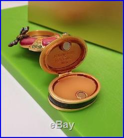 JAY STRONGWATER for ESTEE LAUDER FRAMED MEMORY SOLID PERFUME COMPACT MIB