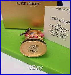 JAY STRONGWATER for ESTEE LAUDER FRAMED MEMORY SOLID PERFUME COMPACT MIB