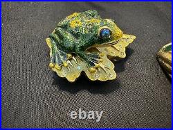 Jay Strongwater Designed For Estée Lauder Perfume Compact Frog Prince Charming