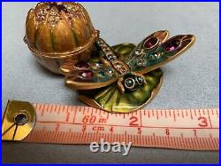 Jay Strongwater Estee Lauder Intuition Glistening Dragonfly 2002 Perfume Compact