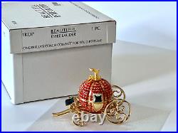 NEW ESTEE LAUDER CINDERELLA'S COACH COMPACT w BEAUTIFUL SOLID PERFUME MIBB 2000