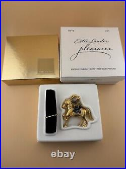 NEW Estee Lauder Pleasures Rodeo Cowboy & Rodeo Cowgirl Solid Perfume Compact