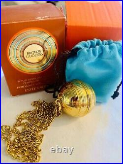 NEW IN BOX FULL 2009 Estee Lauder BRONZE GODDESS Solid Perfume Compact