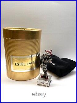 NIB FULL 1998 Estee Lauder PLEASURES JESTER Solid Perfume Compact