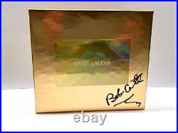 NIB FULL 2000 Estee Lauder Youth Dew Gold Cameo Solid Perfume Compact SIGNED