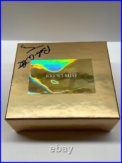 NIB FULL 2000 Estee Lauder Youth Dew Gold Cameo Solid Perfume Compact SIGNED