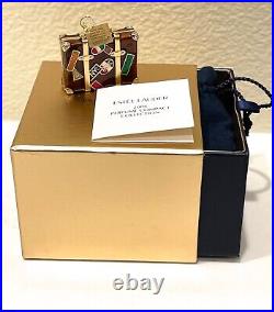 NIB FULL 2006 Estee Lauder White Linen WORLD TRAVELER Solid Perfume Compact