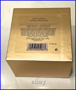NIB FULL 2006 Estee Lauder White Linen WORLD TRAVELER Solid Perfume Compact