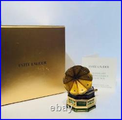 NIB FULL 2007 Estee Lauder BEAUTIFUL GLORIOUS GRAMOPHONE Solid Perfume Compact