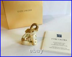 NIB FULL 2011 Estee Lauder/JAY STRONGWATER LUCK ELEPHANT Solid Perfume Compact