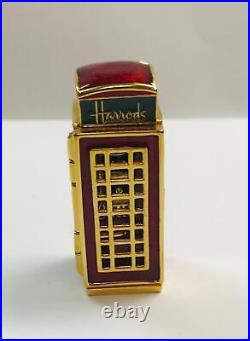 NIB FULL2003 Estee Lauder/HARRODS TELEPHONE BOOTH Solid Perfume Compact