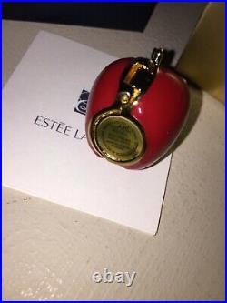 NIB NEW Estee Lauder Solid Perfume Compact Disney Princess JUST ONE BITE APPLE