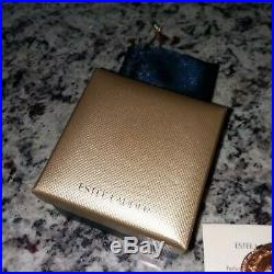 NIB New Estee Lauder Solid Perfume Compact Pleasures 2005 Dog Pampered Pekinese