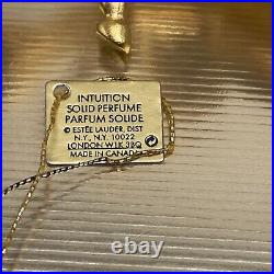 New Estee Lauder Monica Rich Kosann Intuition Pegasus Solid Perfume Compact. 02