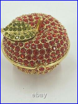 New HTF Estee Lauder White Linen Red Apple Compact for Solid Perfume 1996