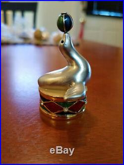PROTOTYPE Estee Lauder Solid Perfume Compact Juggling Seal LOOK