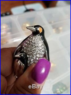 PROTOTYPE Estee Lauder Solid Perfume Compact Penguins LOOK