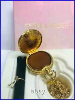 PROTOTYPE/VARIANT 1999 Estee Lauder GREEN BUTTERFLY COMPACT Solid Perfume